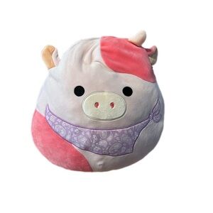 Squishmallows Pink and Cream Stuffed Animal